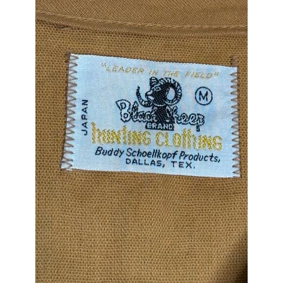 Vintage Black Sheep Hunting Vest Men's Medium Game Pouch Shell Holders Brown - Picture 4 of 8